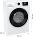 Пральна машина GORENJE W3NGPI62SBS/UA 7087417 фото 7