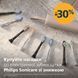 Зубна електрощітка PHILIPS HX6064/88 насадки Optimal White 4 шт 7086823 фото 4